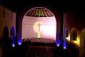 Probebeleuchtung 20.11.08, Kirche im Licht, ecclesia in lumine, aurum, sonnenkraft freising, stemmer, aurum, easy energy, ismaning, ismaning leuchtet, risinger, obermayr, klesius, pfarrgemeinderat, st johann baptist, christkindlmarkt, weihnachtsmarkt, lichtkunst, lichtinstallation, licht und Kunst, lichtmalerei, licht, Beleuchtung