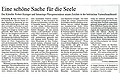 Süddeutsche Zeitung 03.12.2008, Kirche im Licht, ecclesia et lumine, klesius, aurum, sonnenkraft freising, easy energy, ismaning, ismaning leuchtet, risinger, obermayr,  pfarrgemeinderat, st johann babtist, christkindlmarkt, weihnachtmarkt,lichtkunst, ecclesia in lumine