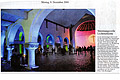 Süddeutsche Zeitung 8.12.08, Kirche im Licht, ecclesia et lumine, klesius, aurum, sonnenkraft freising, easy energy, ismaning, ismaning leuchtet, risinger, obermayr,  pfarrgemeinderat, st johann baptist, christkindlmarkt, weihnachtmarkt,lichtkunst, ecclesia in lumine